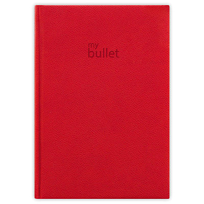 Bullet Journal füzet - Napoli piros